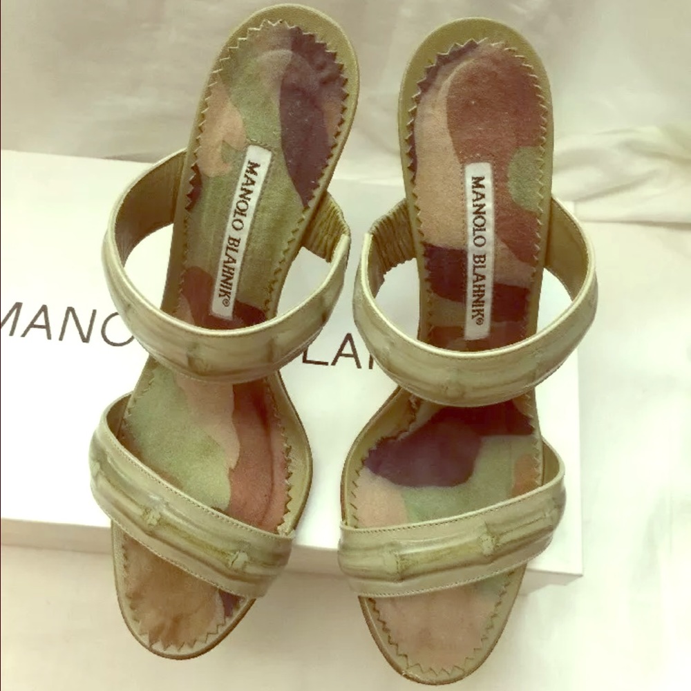 Authentic Manolo Blahnik size 36 with orig box